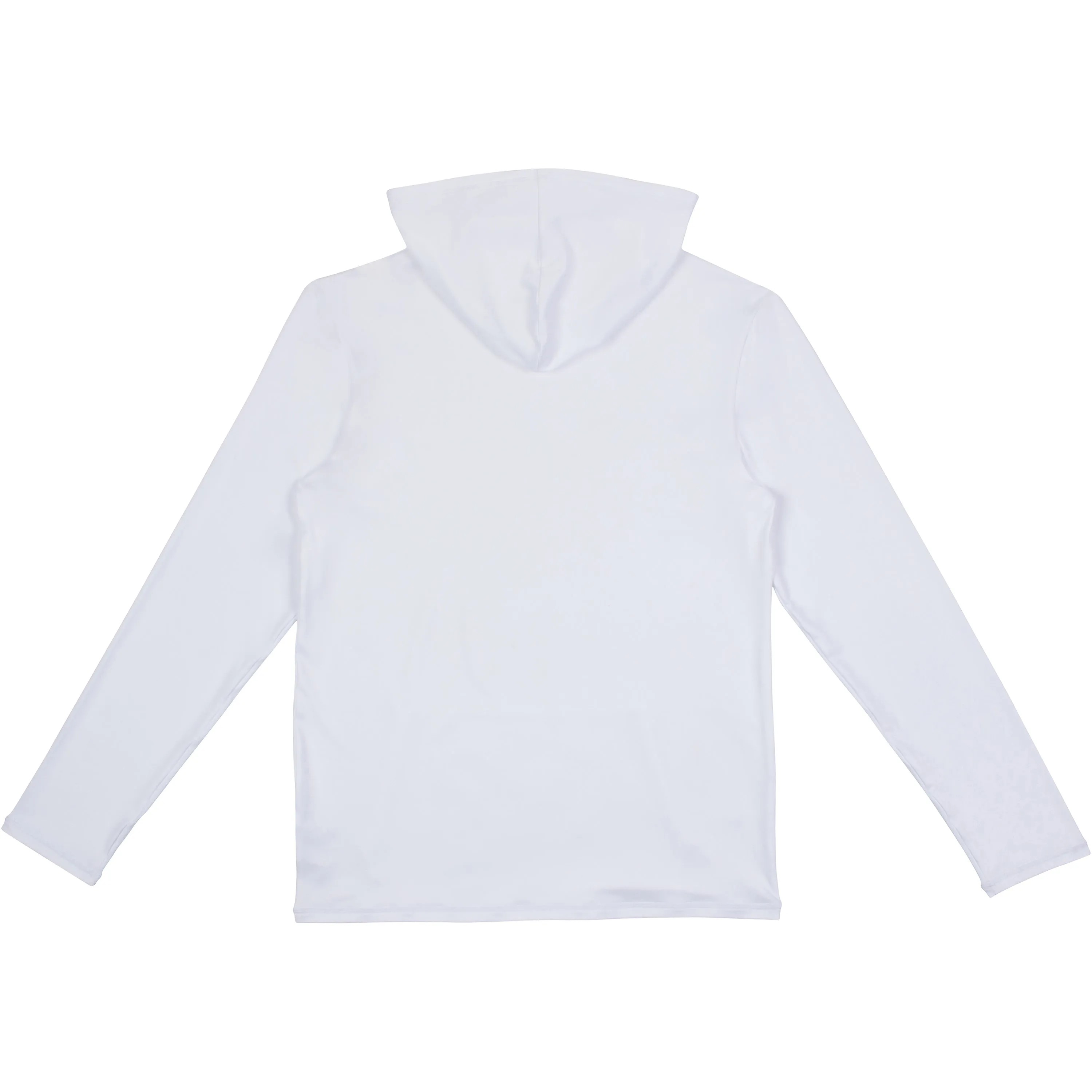 Adult Unisex Long Sleeve Hoodie - White