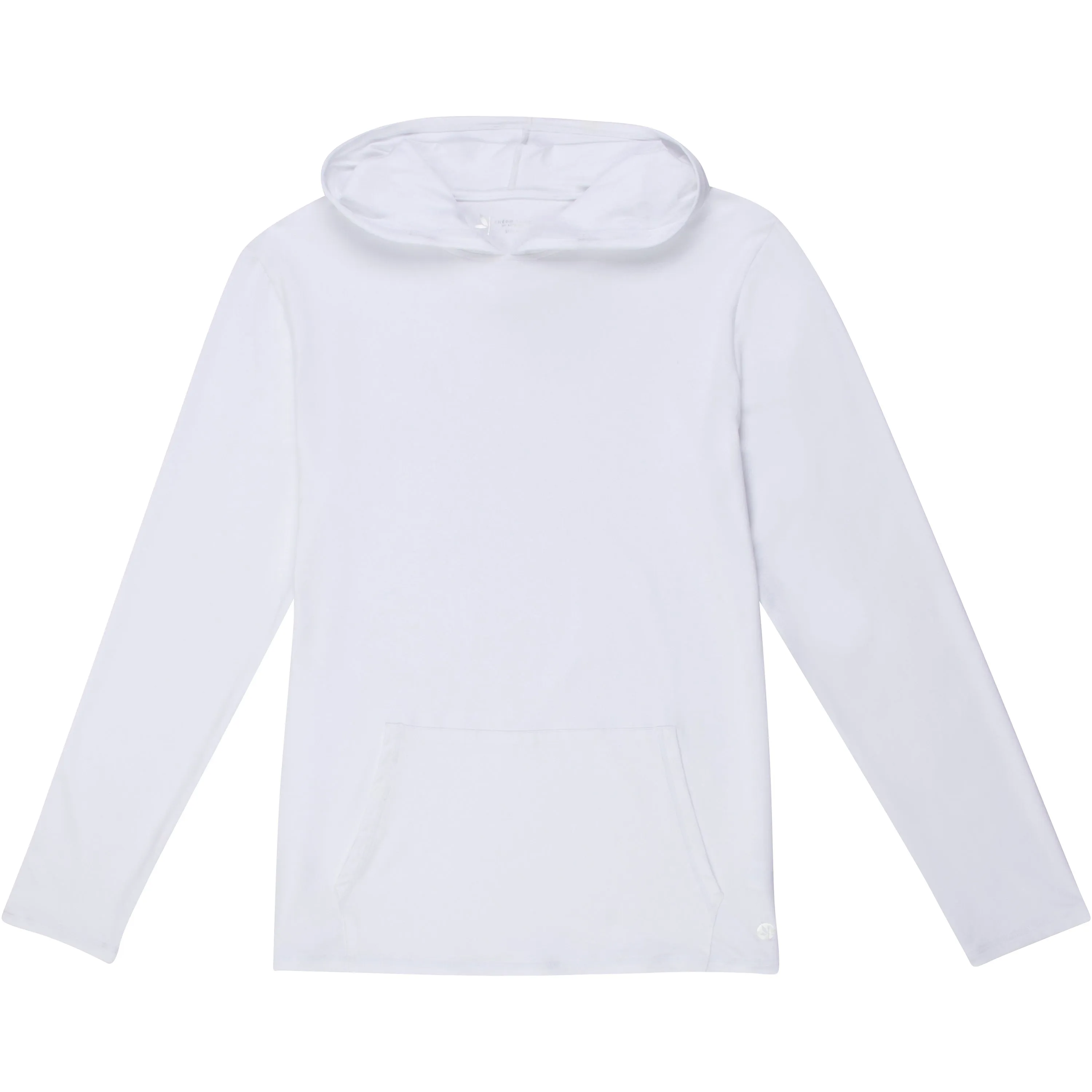 Adult Unisex Long Sleeve Hoodie - White