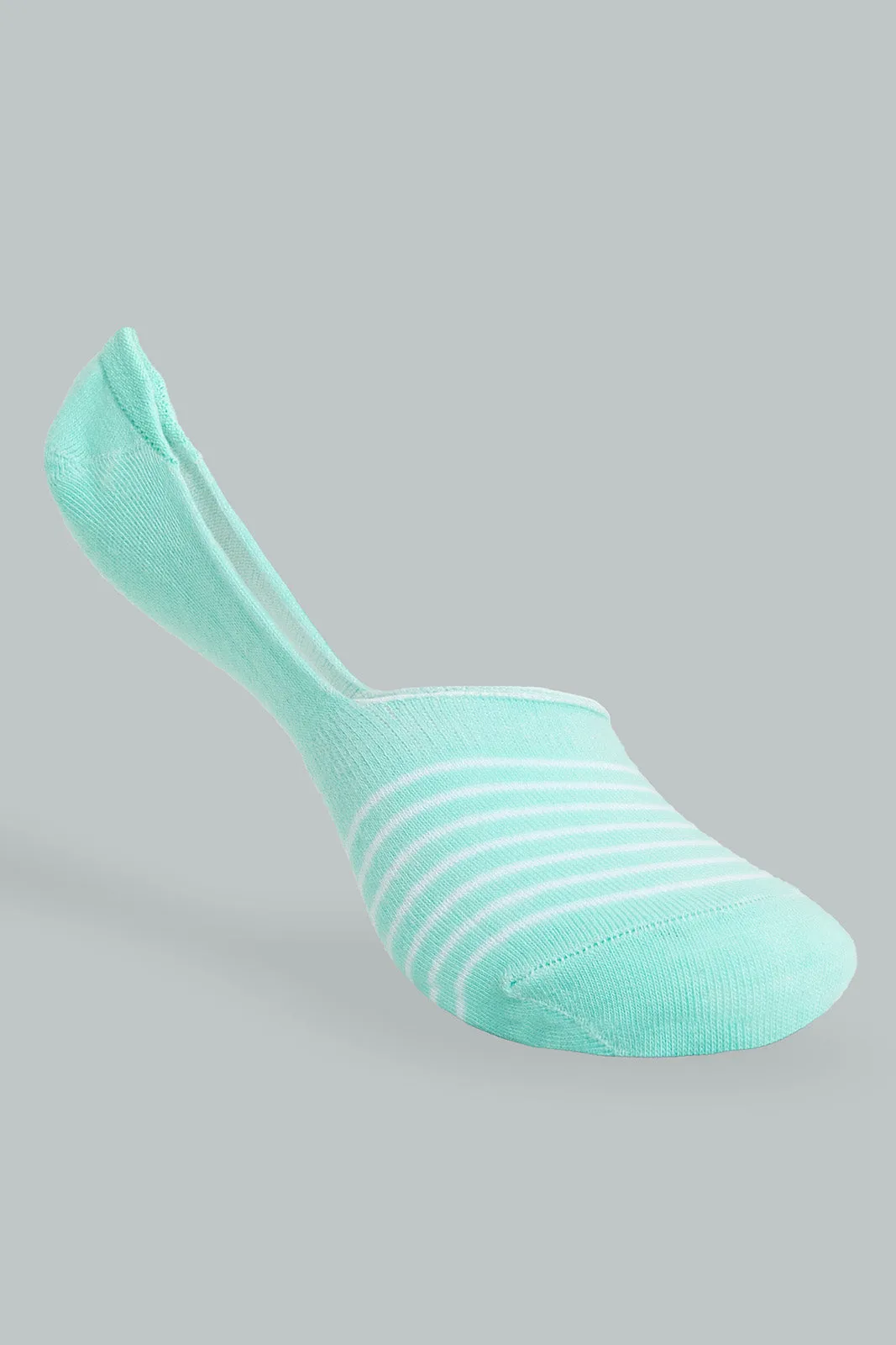 Assorted Striped Invisible Socks (Pack of 3)