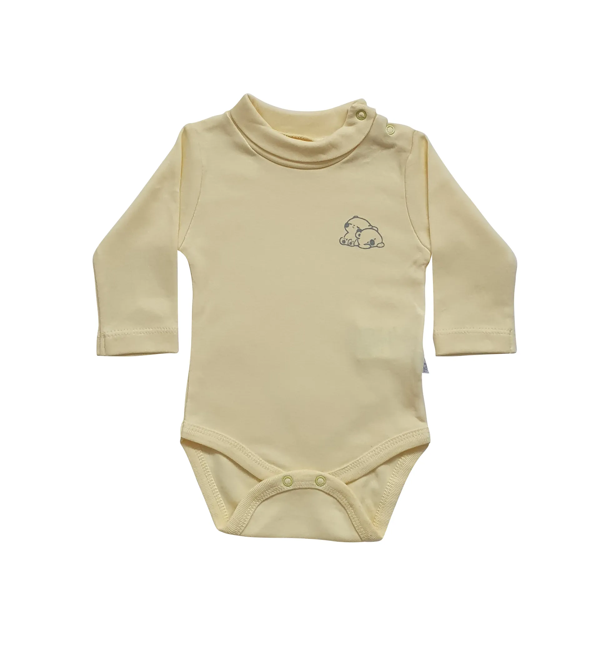 Bebetto Mock Turtleneck Bodysuit Yellow (0-12mths)