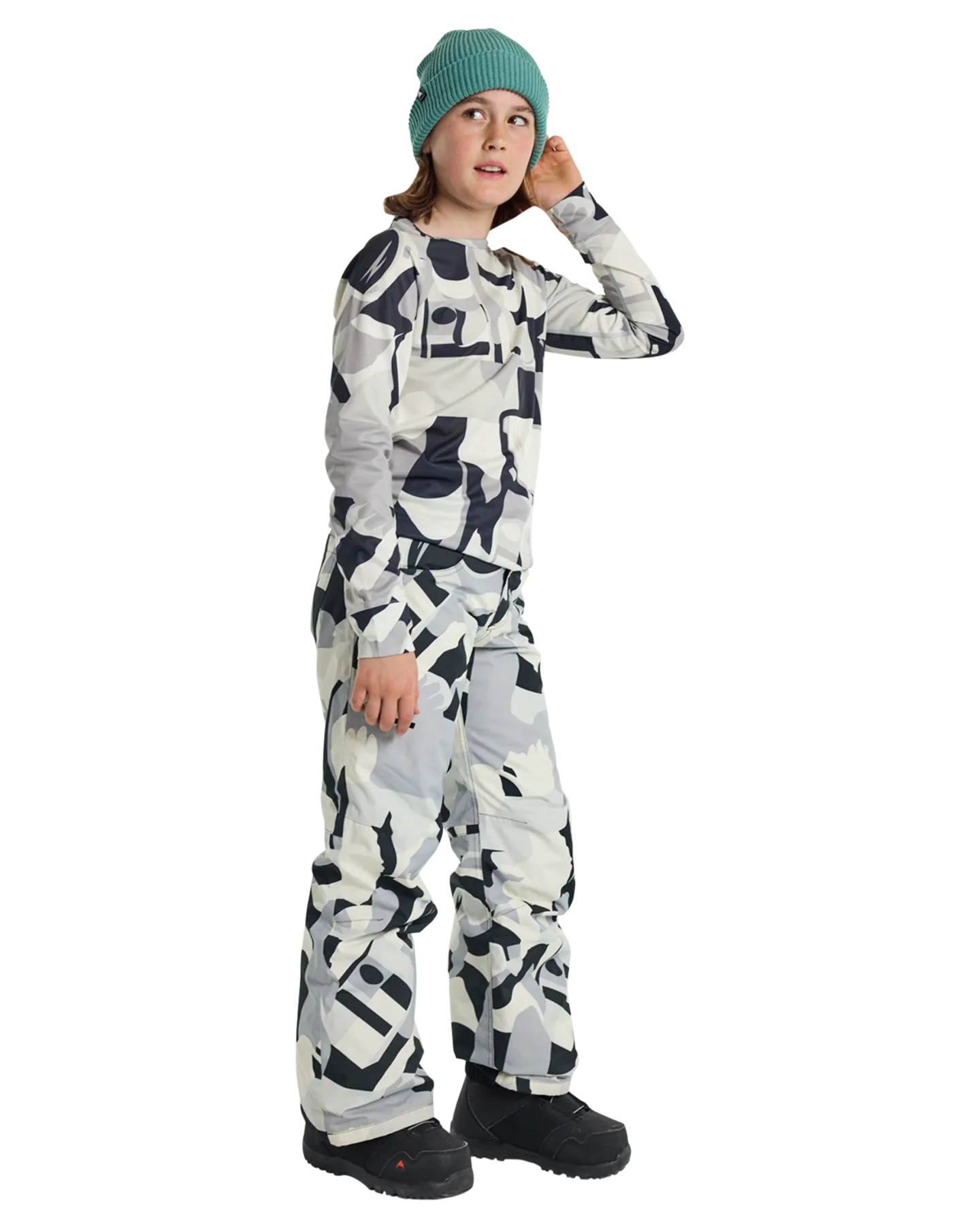 Burton Kids' Barnstorm 2L Snow Pants - True Black Cosmoblock