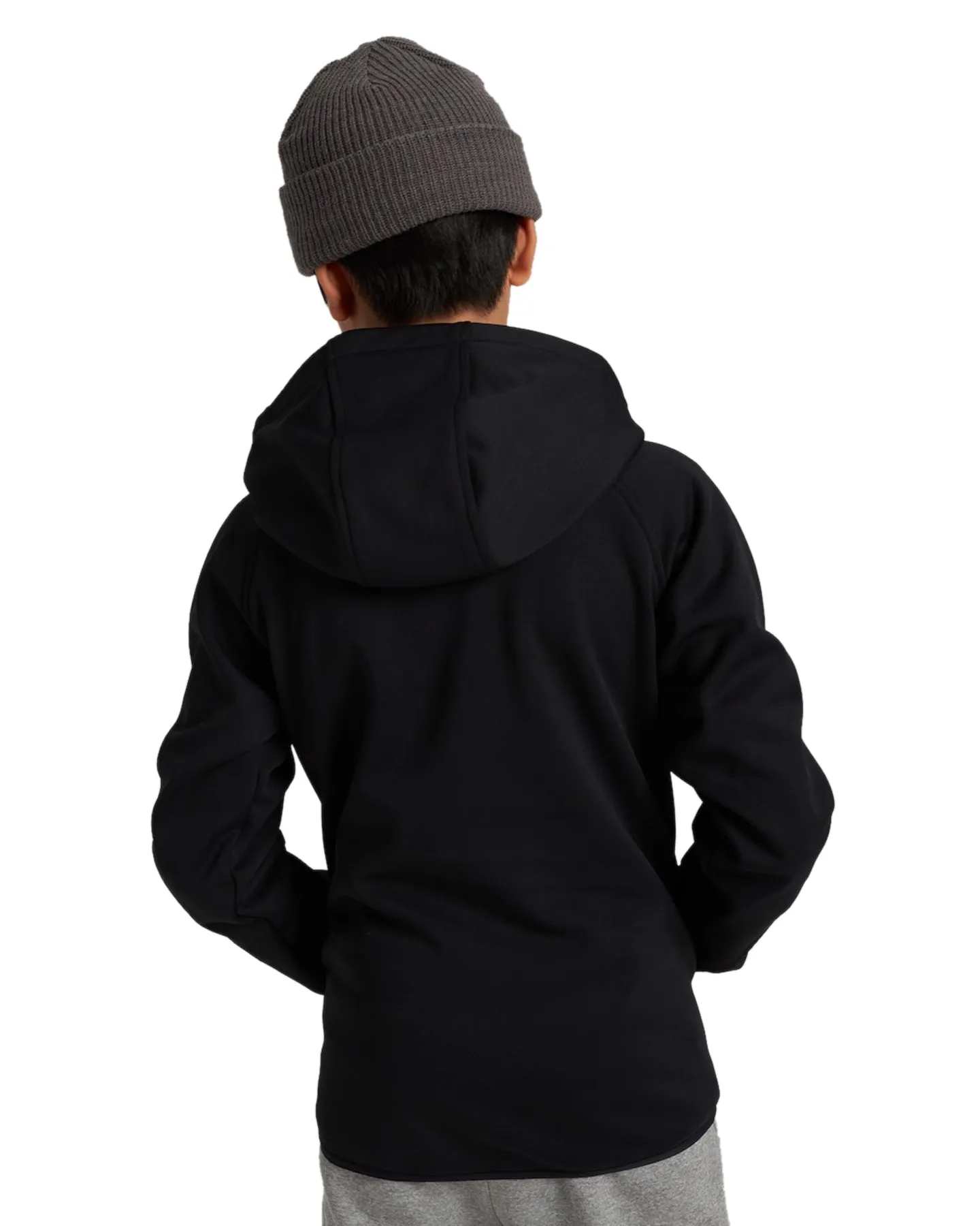 Burton Kids' Crown Weatherproof Full-Zip Fleece - True Black