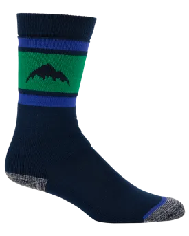 Burton Kids' Weekend Midweight Socks 2-Pack - Galaxy Green