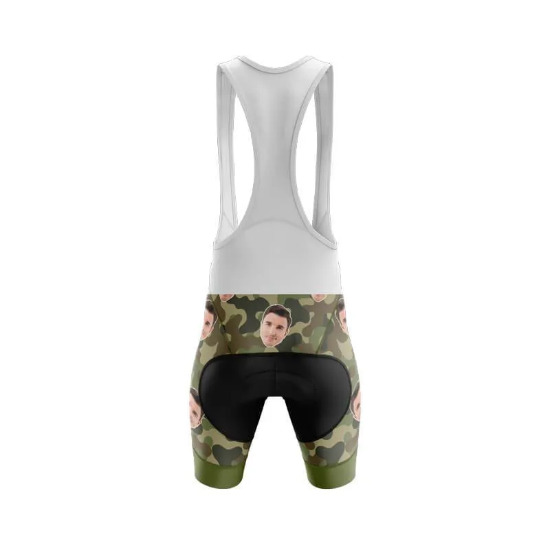 Camo Custom Face Bib & Shorts