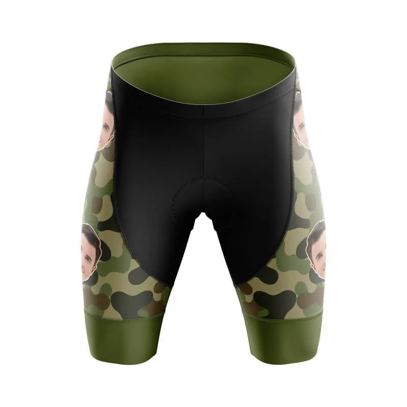 Camo Custom Face Bib & Shorts