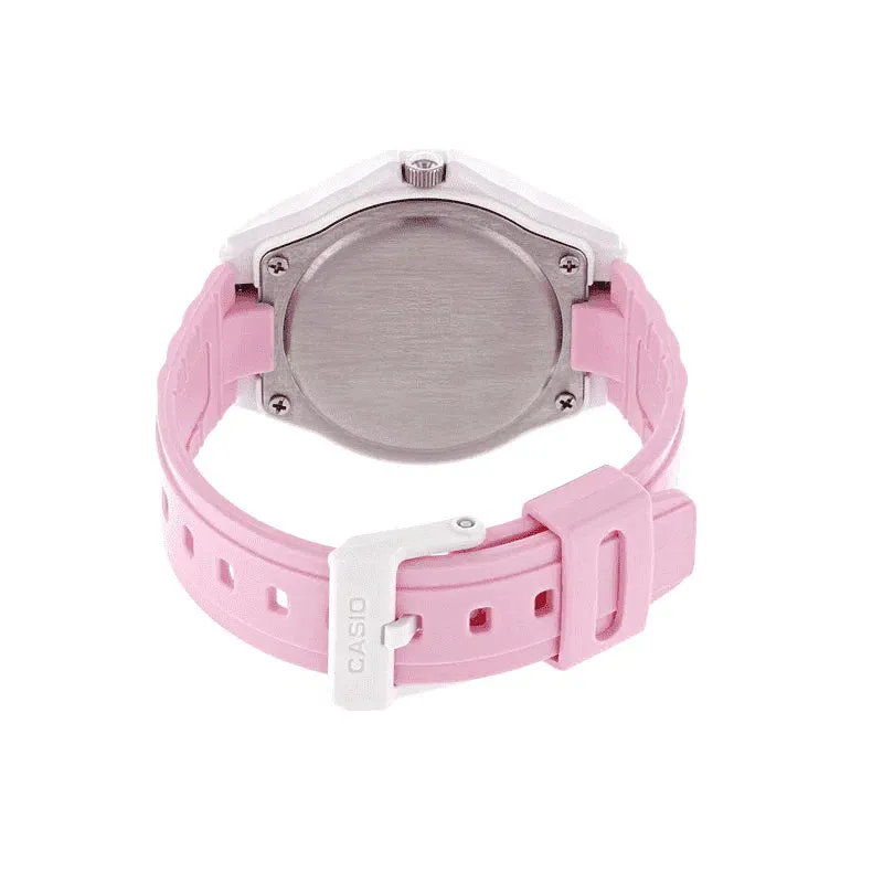 Casio LX-500H-4E3VDF Pink Resin Strap Watch for Women