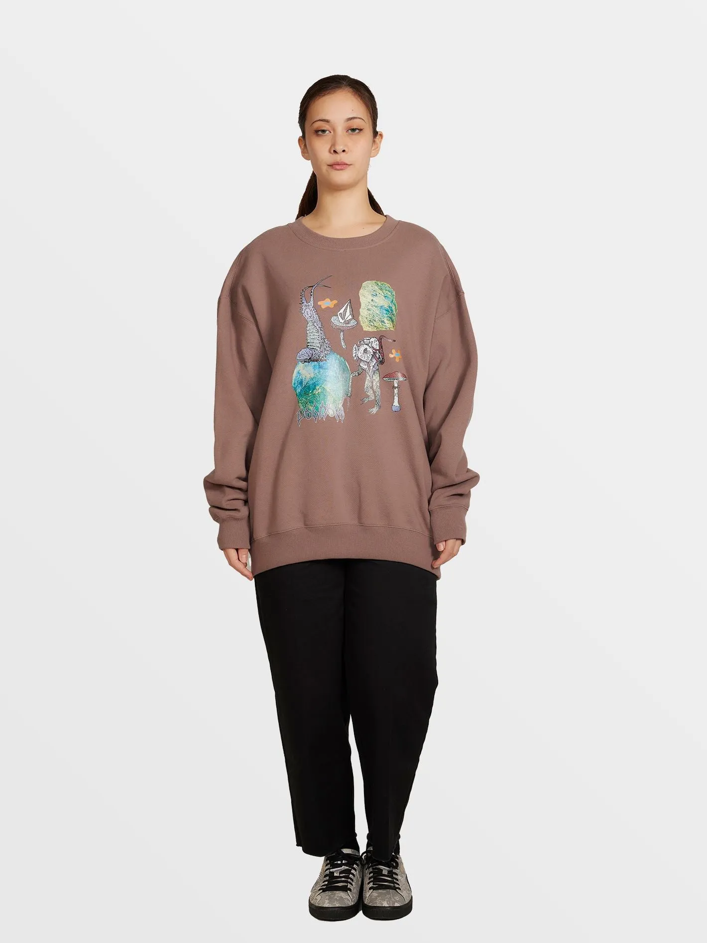 CHRISSIE ABBOTT X FRENCH SWEATSHIRT - DOESKIN