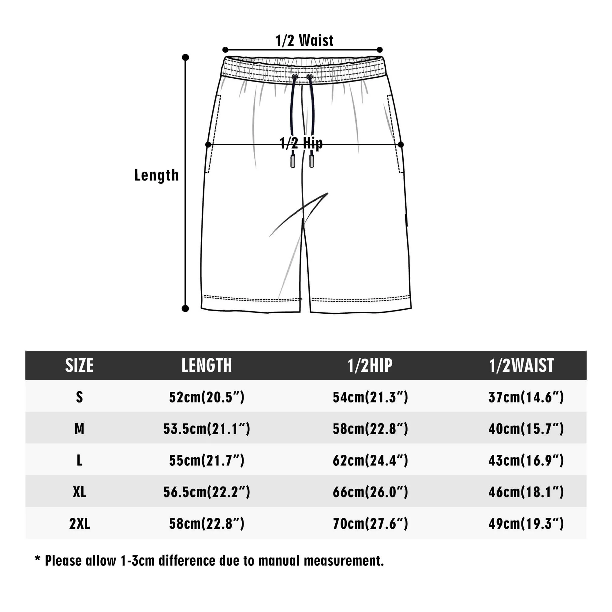 Designer Mens Lightweight Hawaiian Beach Shorts|Resort Wear