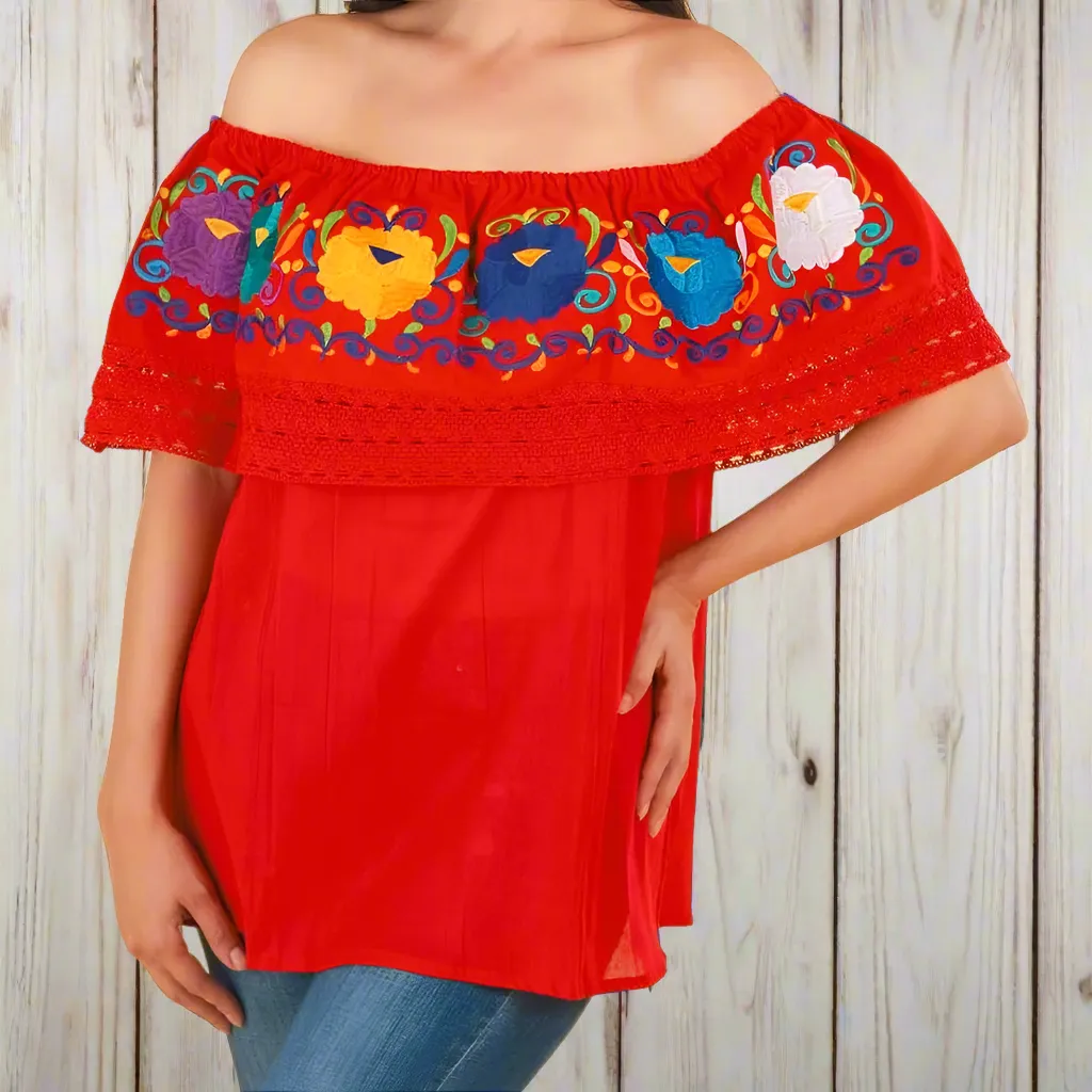 Embroidered Blouse NA-TM-77501