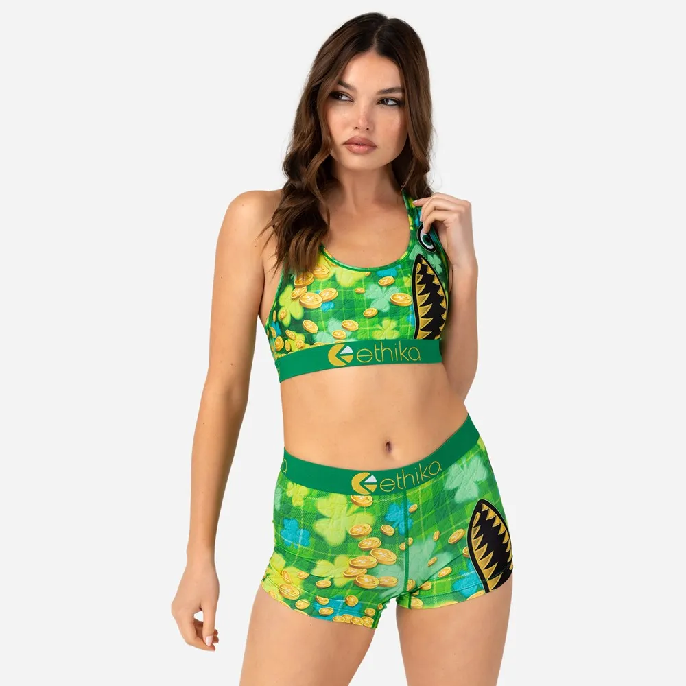 Ethika Bomber Shamrock Sports Bra