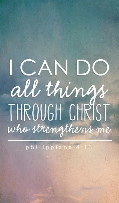 Field Hockey Christian I Can Do All Things Through Christ Keychain