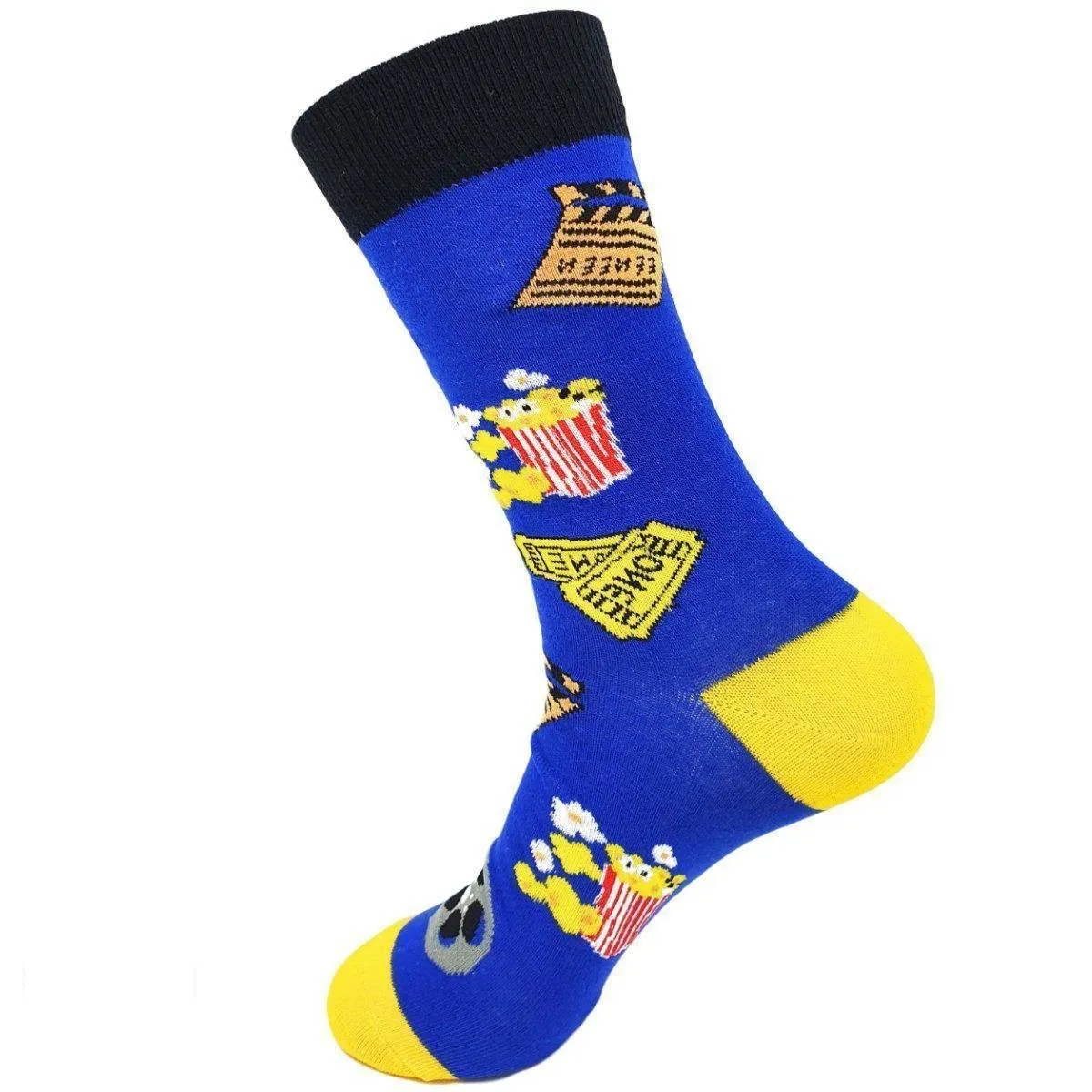 Food Socks Movie Popcorn