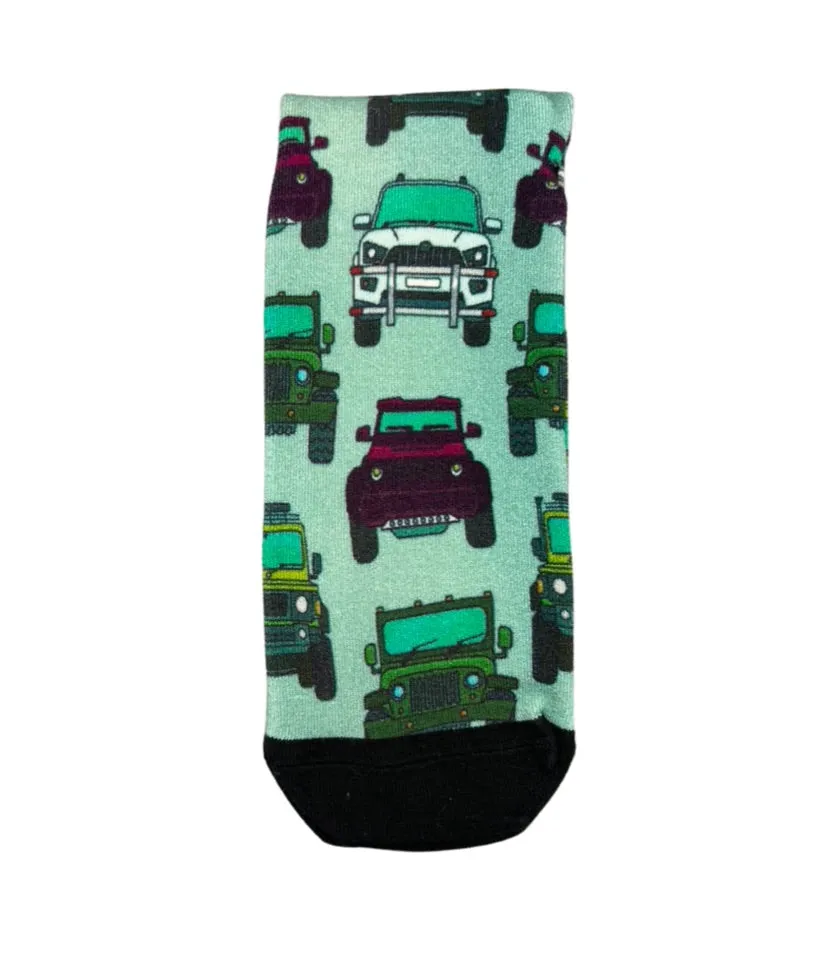 Four Wheel Drive Men's Bamboo Crew Socks