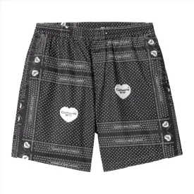 HEART BANDANA SHORT / CARHARTT WIP / BLACK