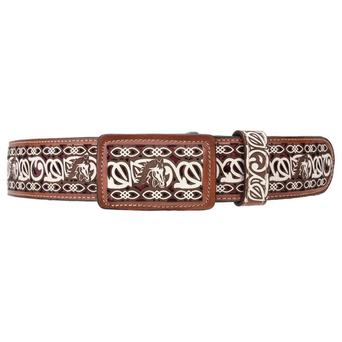 Leather Belt NA-WD1591-1525 Cinturon de Piel