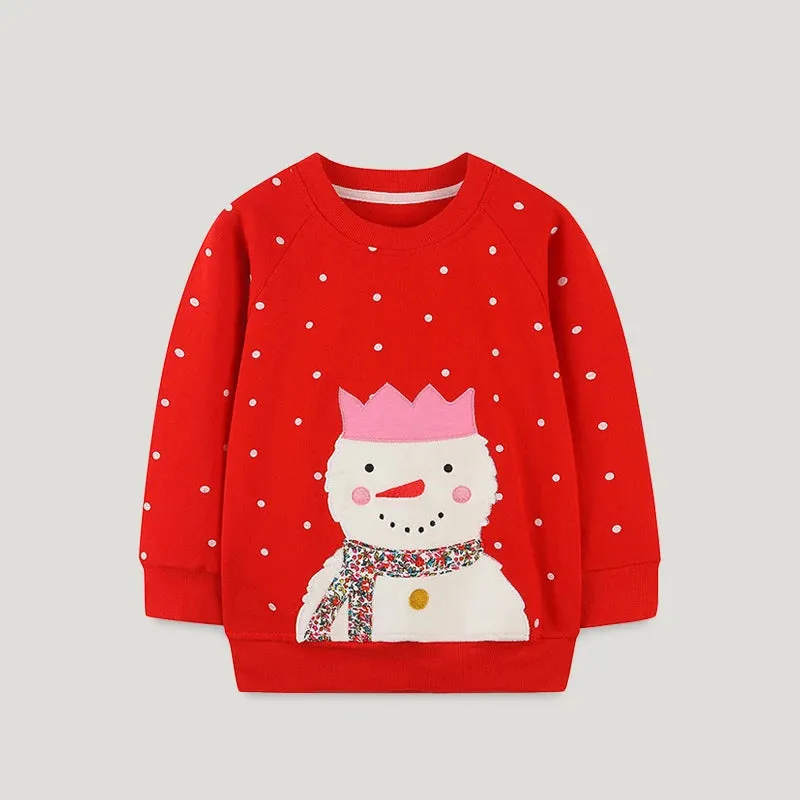 Little maven Baby Girls Sweatshirts Cotton Cartoon Alpaca Hoodies Kids Tops Autumn Casual Clothes Jacket Coat for Child