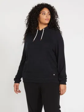 Lived In Lounge Hoodie Plus Size - Black