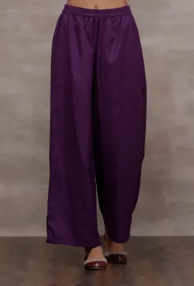 Mastani Purple Wool Pants