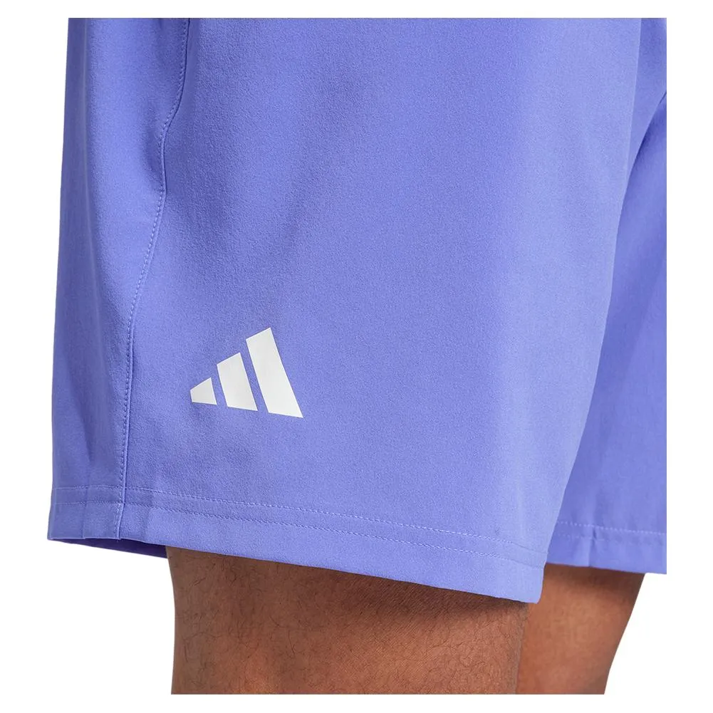 Mens 7 Inch Club Tennis Short Cobalt Blue