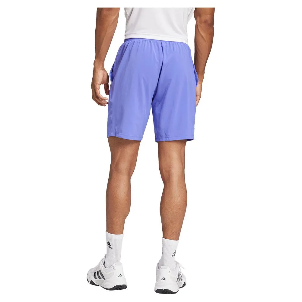 Mens 7 Inch Club Tennis Short Cobalt Blue