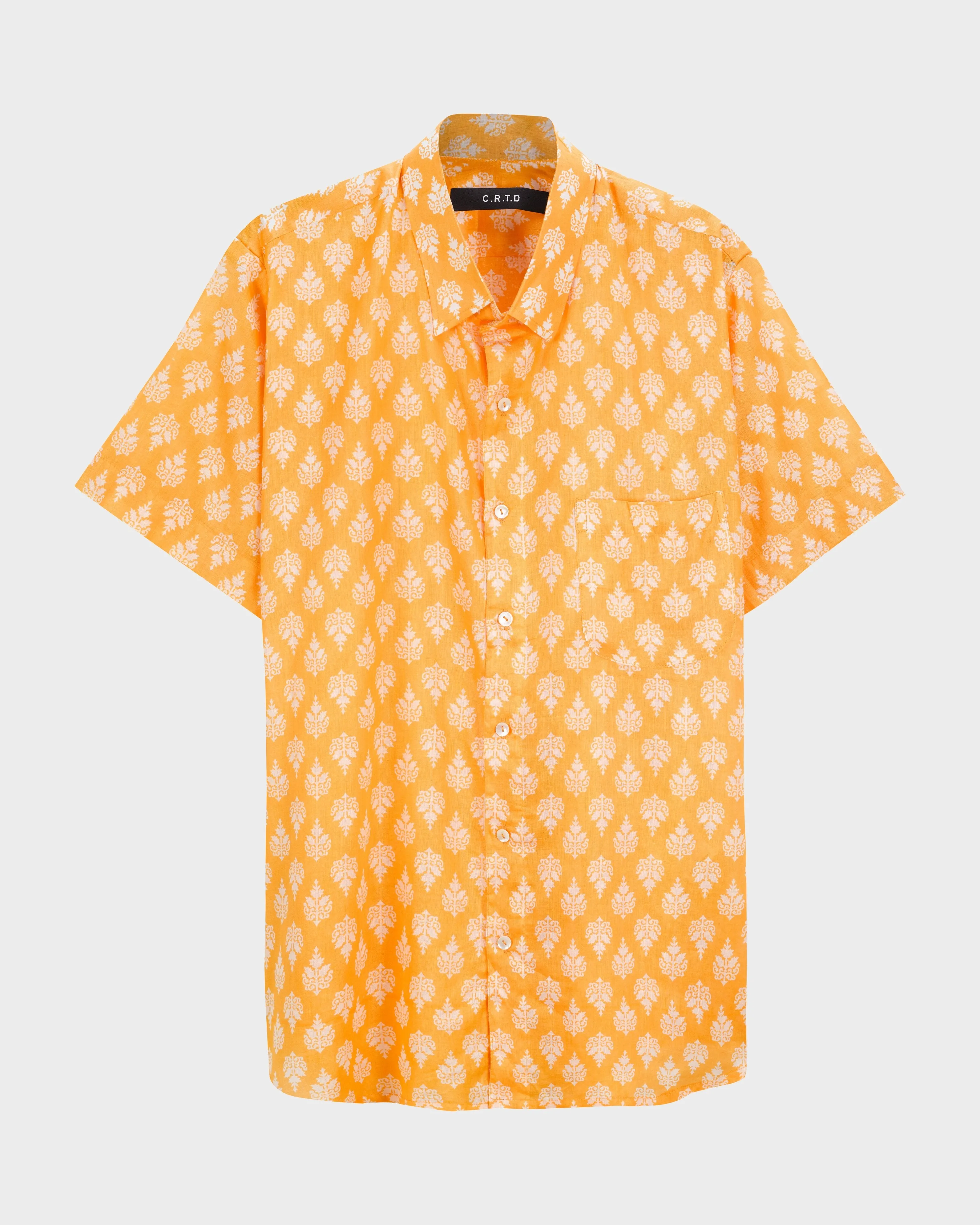 MZIMA SHORT SLEEVE SHIRT IN YELLOW