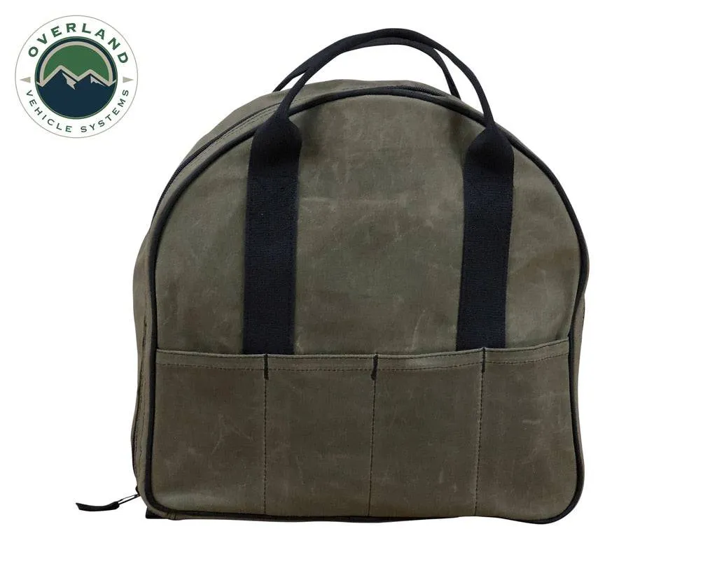 Overland Vehicle Systems Jumper Cable Bag #16 Waxed Canvas  | Universal