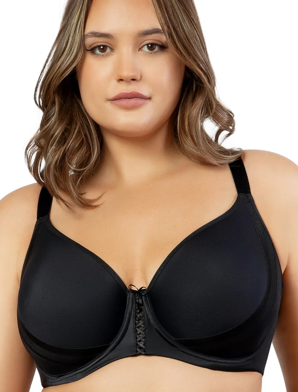 Parfait Shea Molded Spacer Bra Underwired T-Shirt Bra, Black | Black Parfait Molded Bra | Black Molded Spacer Bras