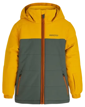 Protest Nadin Toddler Boys Snow Jacket - Dark Yellow - 2023