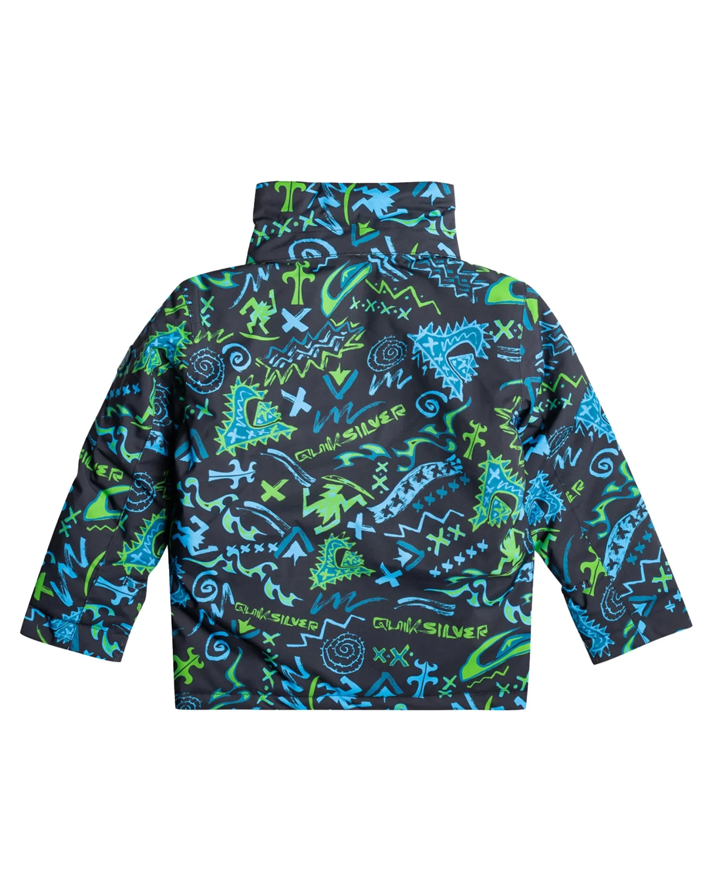 Quiksilver Boys' 2-7 Little Mission Snow Jacket - Tattoo Heritage / True Black