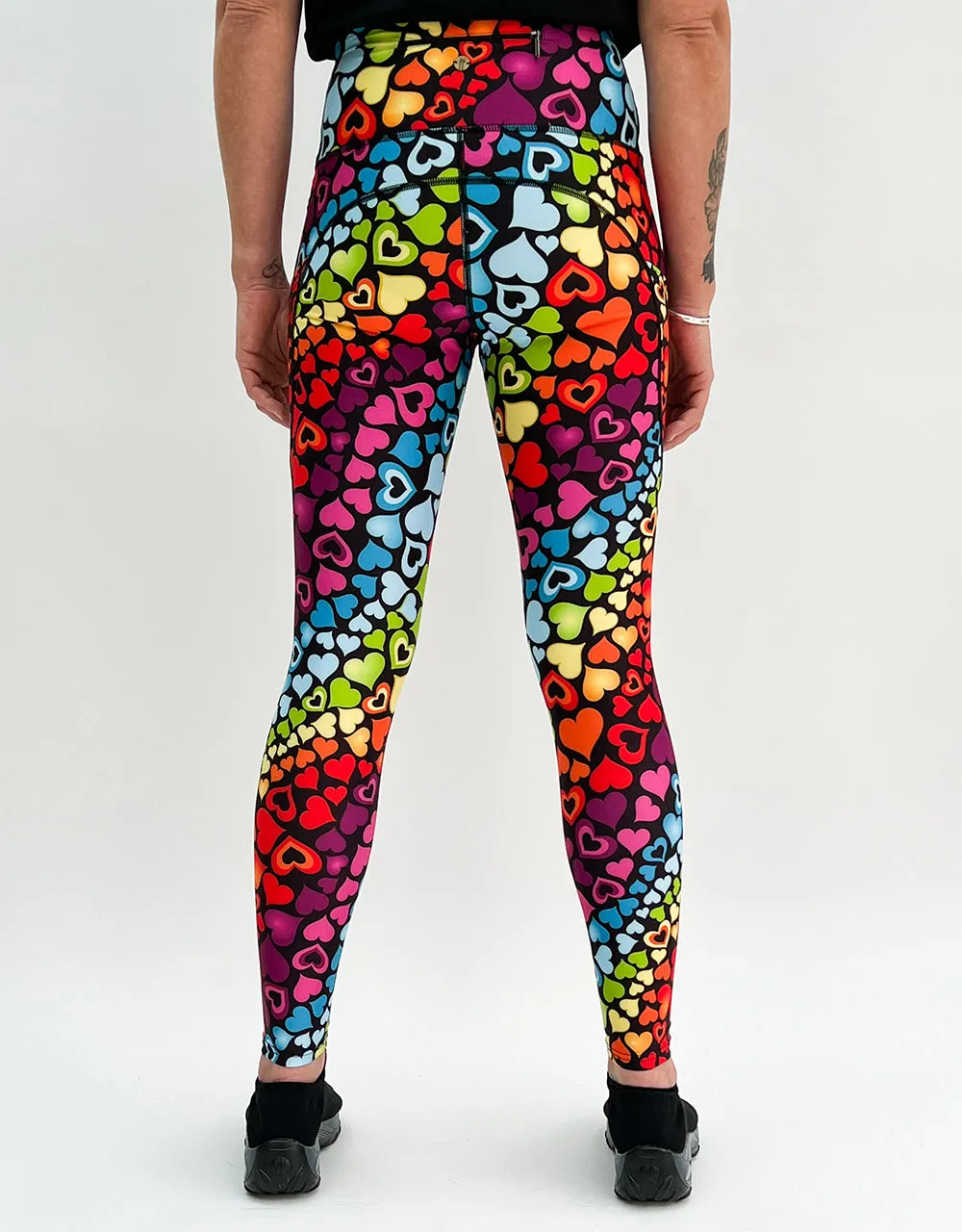 Rainbow Hearts Activewear   Pockets