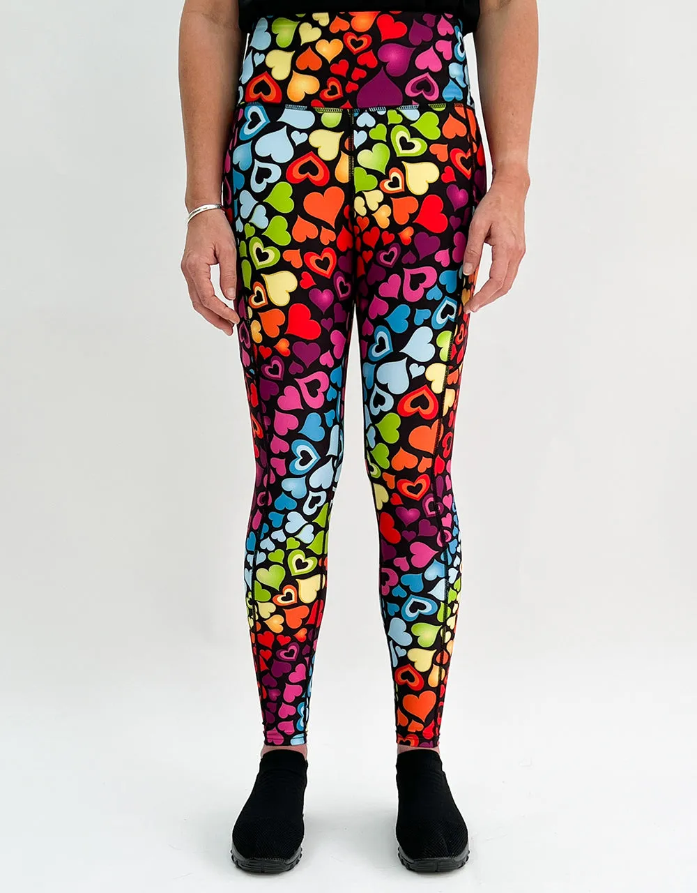 Rainbow Hearts Activewear   Pockets