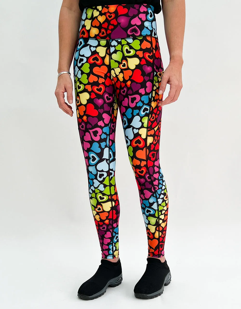 Rainbow Hearts Activewear   Pockets