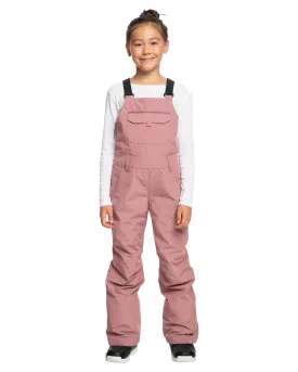 Roxy Girls' 8-16 Non Stop Technical Snow Bib Pants - Dusty Rose