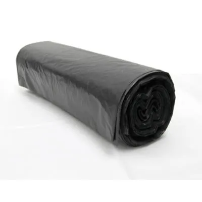 Sak-It™ 40 - 45 Gallon Black Low Density Coreless Trash Can Liners (40" x 46" | 2.0 Mil) - Case of 150