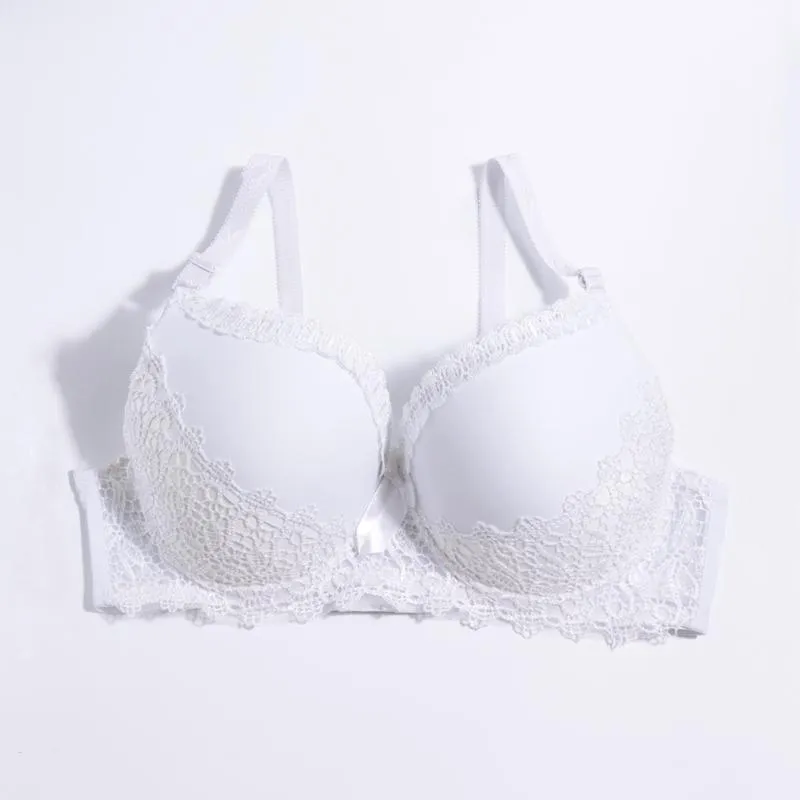 Solid Color Women Large Size Bra 38D 40D 42D 44D 46D 48D Femme Plus Size Lingerie Underwire Mold Cup Bra