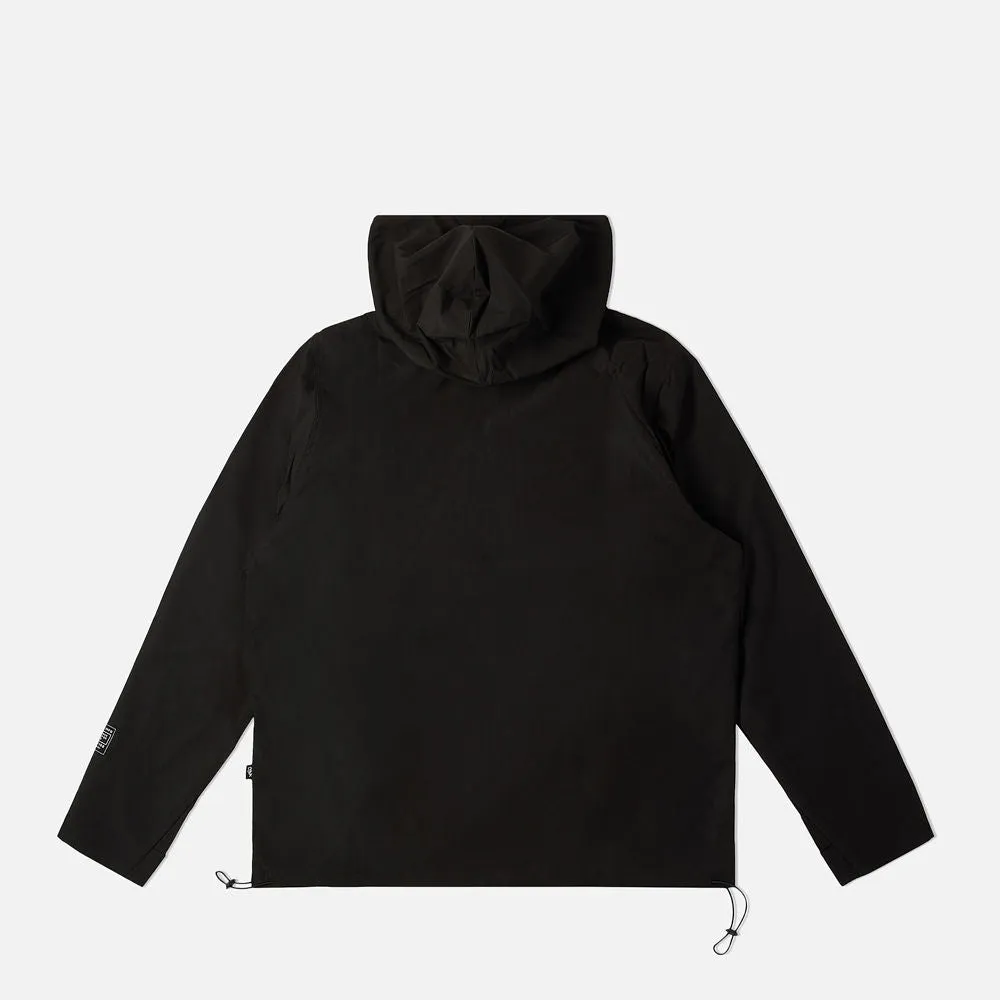 Strapped Up Rip Stop Utility Anorak Jacket Black