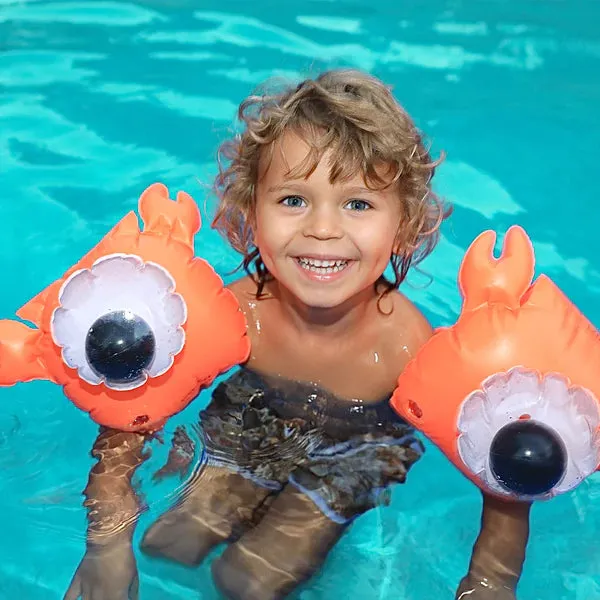 Sunnylife, Float Bands, Neon Orange, 3-6 Years