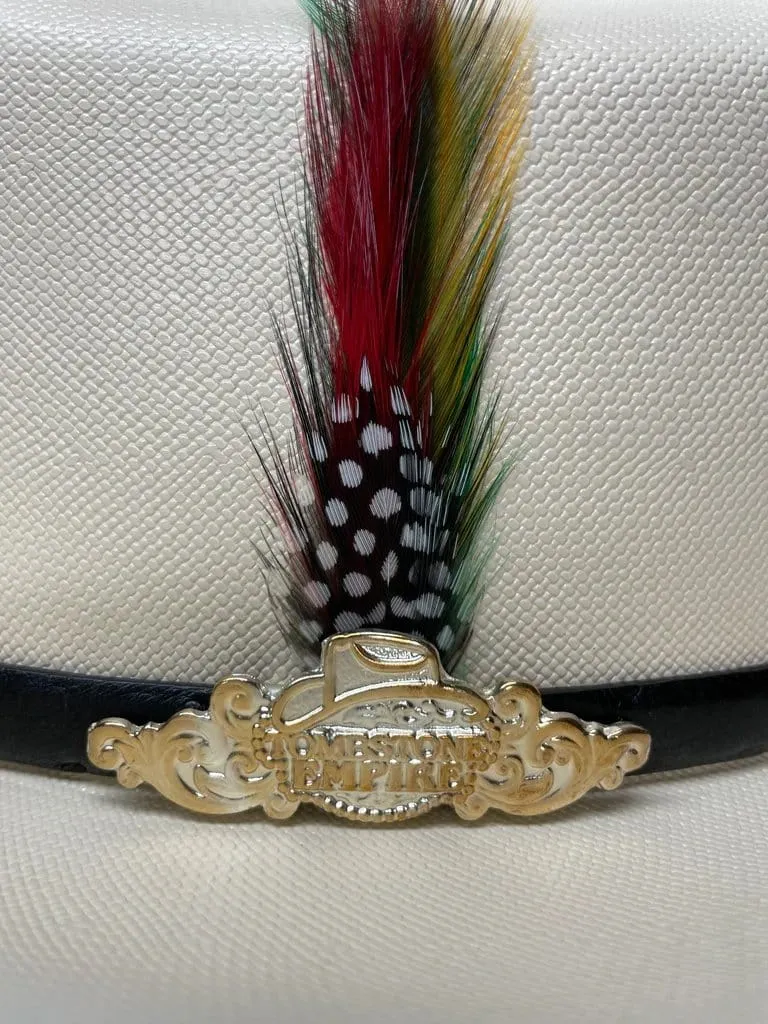 Tombstone 10,000X Sinaloa Shape Hat with Feathers