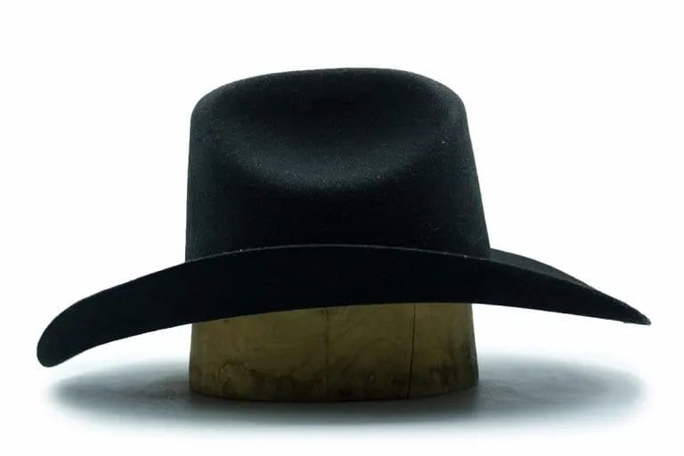 Tombstone 20X Cowboy Felt Hat Sonora Shape Black TOM-4104